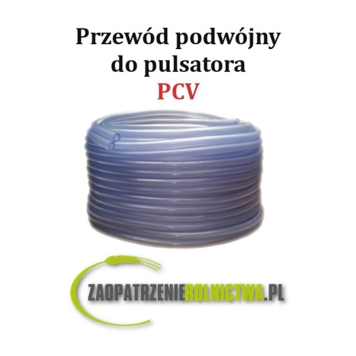 Przewód podwójny podciśnienia PVC 2x 7/13, 1m