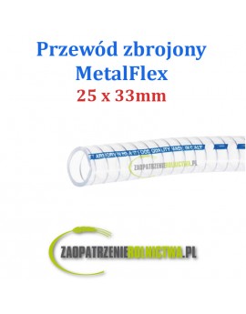 Przewód do transportu mleka Metalflex/Armorvin 25 x 33 mm 1 m
