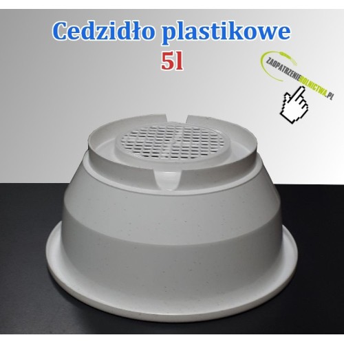 CEDZIDŁO PLASTIKOWE 115mm 5L