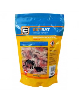 Trutka na myszy i szczury, pasta 1 kg, Extrat, bromadiolon