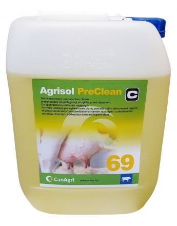 Agrisol PreClean 69 - płyn do mycia wymion 10 kg