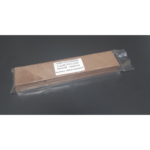 Łopatki do pompy RPS 1200 komplet 4 szt. dzielone Łopatki do pompy RPS 1200 komplet 4 szt. dzielone