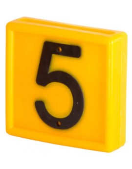Numer identyfikacyjny do obroży " 5 " 1szt.