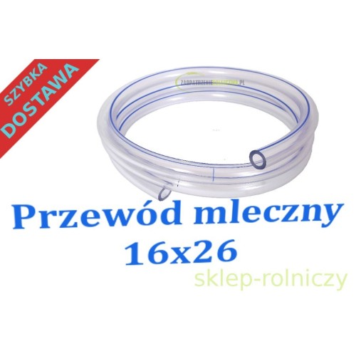 PRZEWÓD MLECZNY PCV 1 metr 14x24mm Atestowany PRZEWÓD MLECZNY PCV 1 metr 14x24mm Atestowany